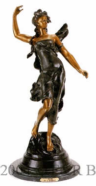 Diane bronze sculpture by Auguste Moreau