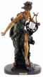 Melodie bronze statue by Belleuse