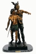 Viking and Son bronze statue