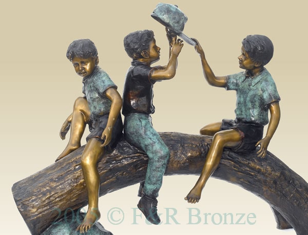 Funt Time bronze sculpture
