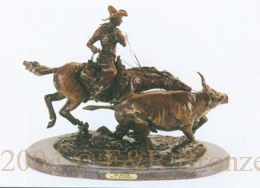 Bolter bronze statue by Charles Russell