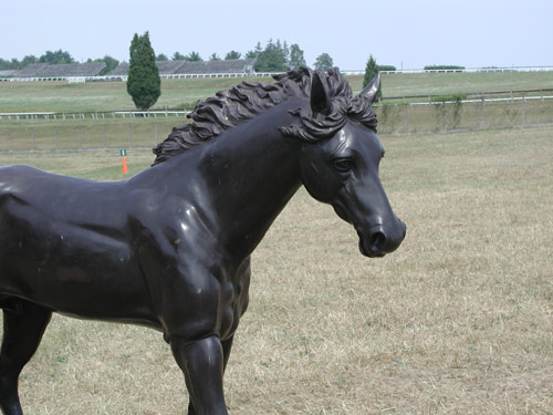 Running Quarter Horse Bronze Statue - 4