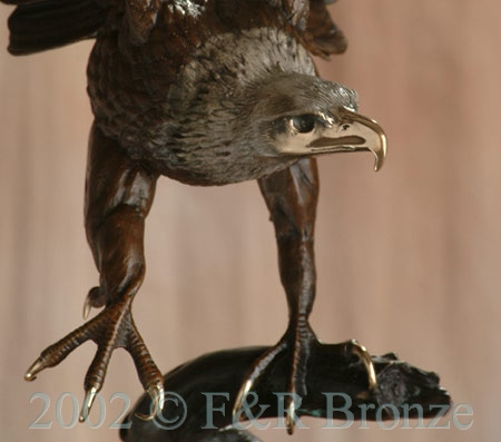 Museum Eagle by Moigniez bronze statue-1