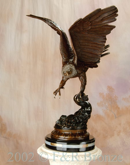 Museum Eagle by Moigniez bronze statue-9
