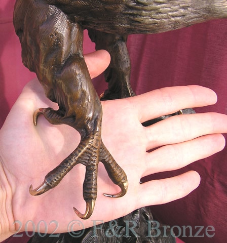 Museum Eagle by Moigniez bronze statue-12