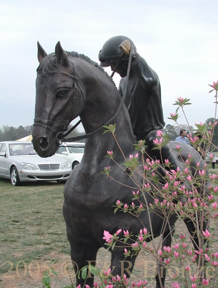 Jockey on Horse bronze-5