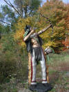 Indian with Bow and Arrow bronze