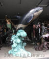 Killer Whale bronze statue