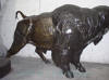 Life Size Buffalo bronze statue
