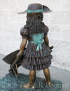 Girl With Wheelbarrow bronze