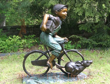 Child Bronze Statue