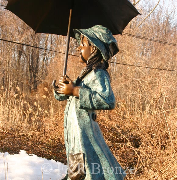 Girl Holding Umbrella-1