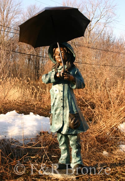 Girl Holding Umbrella-2