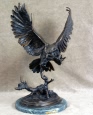 Owl bronze sculpture by Moigniez