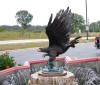 Monumental Eagle bronze sculpture