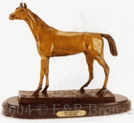 Racehorse bronze by Jules Moigniez