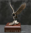Bald Eagle Bronze by Wally Shoop