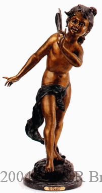 Secret Love bronze by Auguste Moreau