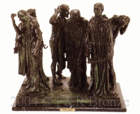 Burgher's Calai's bronze statue by Rodin