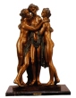 Three Graces bronze statue by Terrione
