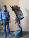 Monumental Eagle bronze