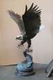 Monumental Eagle bronze sculpture