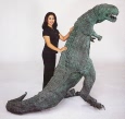 Dinosaur bronze reproduction