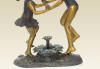 Girls in Fountain bronze