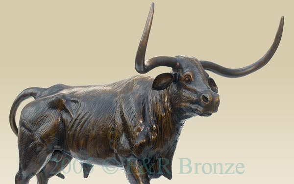 Longhorn Bull bronze