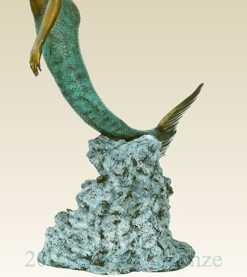 Mermaid with Shell bronze reproduction fountain