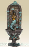 Mermaid On Wall bronze