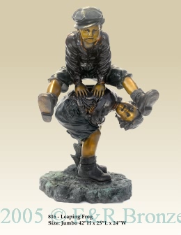 Leap Frog bronze reproduction