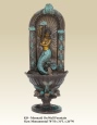Mermaid On Wall bronze Fountain
