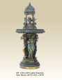 Girls with Cupids bronze sculpture fountain
