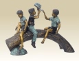 Fun Time bronze sculpture