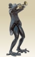 Frog with Trumpet bronze