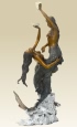 Two Mermaids bronze