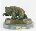 Bear Bronze Sculpture inspired by Frederic Remington