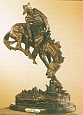 Outlaw Bronze Statue by Frederic Remington