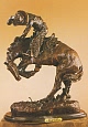 Rattlesnake Bronze Statue by Frederic Remington