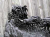 Stagecoach bronze statue
