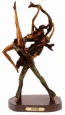 Dancers bronze sculpture by Icart