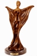 Golden Veil bronze by Icart