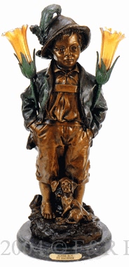 Alpine Boy lamp by Haubner