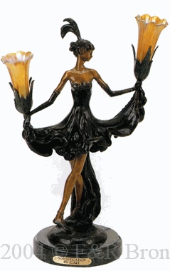 Sophistication bronze lamp by Icart