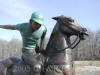 Polo Player bronze statue