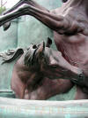 Giant Three Horse Wall Bronze sculpture Fountain