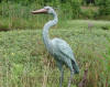 Life Size Blue Heron bronze statue
