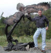 Eagle On Tree bronze statue