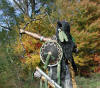 Life Size Indian with Bow and Arrow bronze